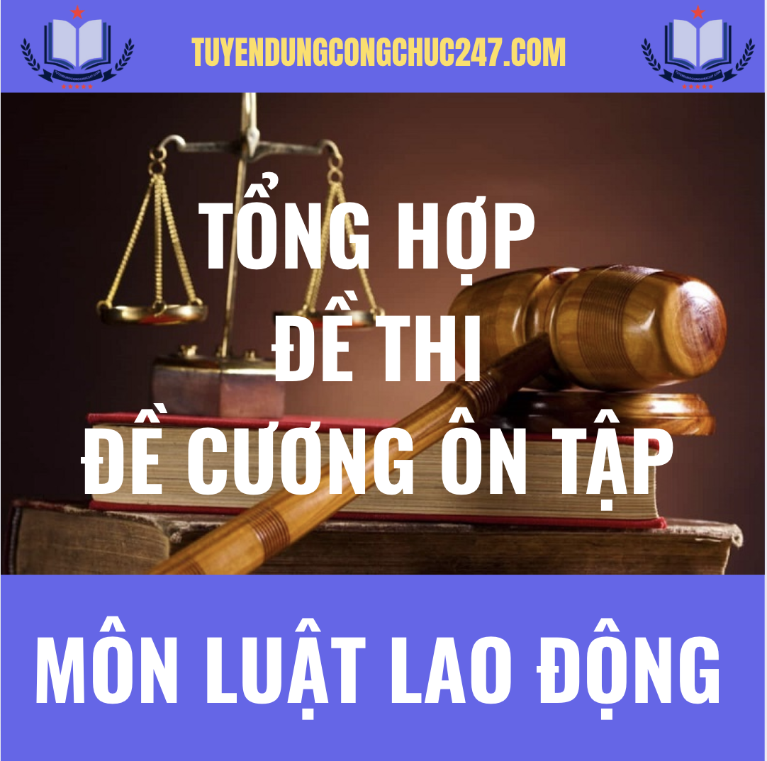 Đề cương tài liệu ôn thi đề thi môn Luật Lao động trọn bộ 221 trang